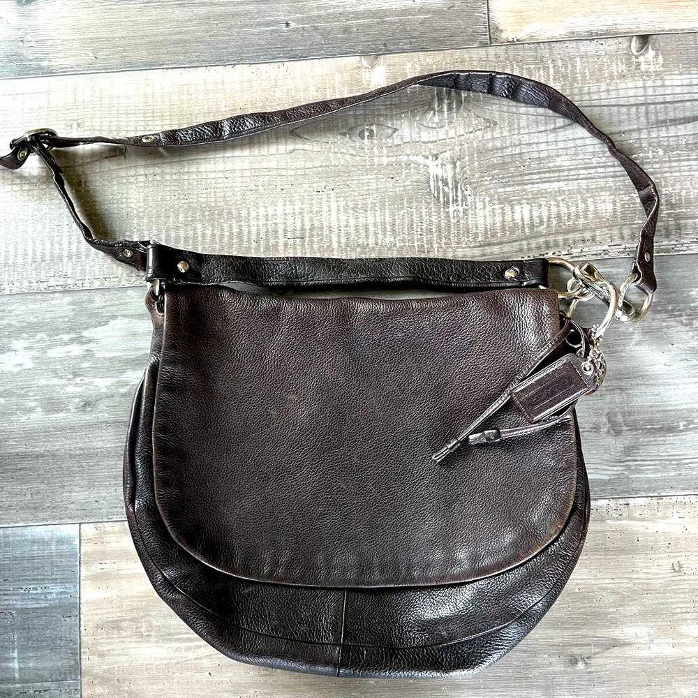 Coach Ali flap leather cross body bag